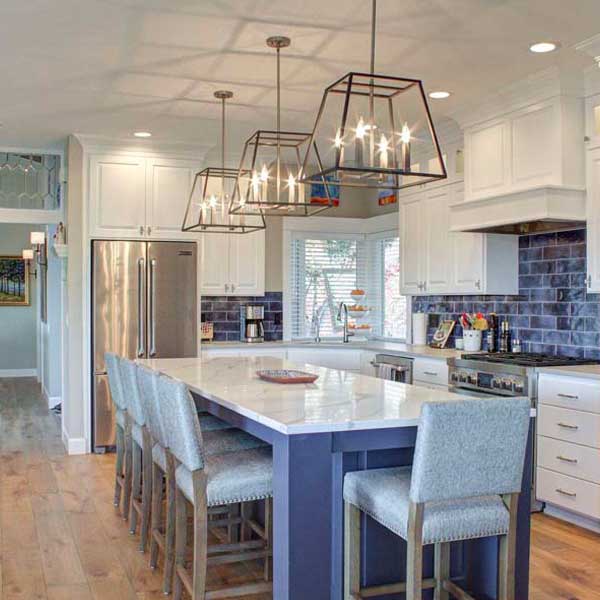 Kitchen in Cape Cod by Mike Riddle Construction
