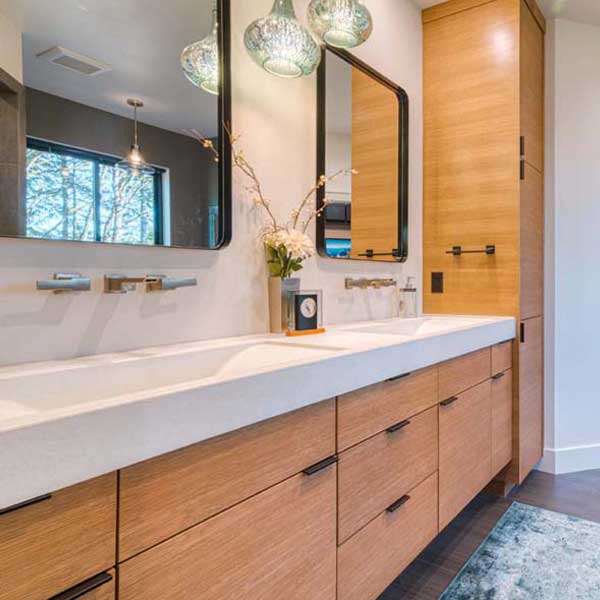 Bathroom in Modern Iconic by Mike Riddle Construction