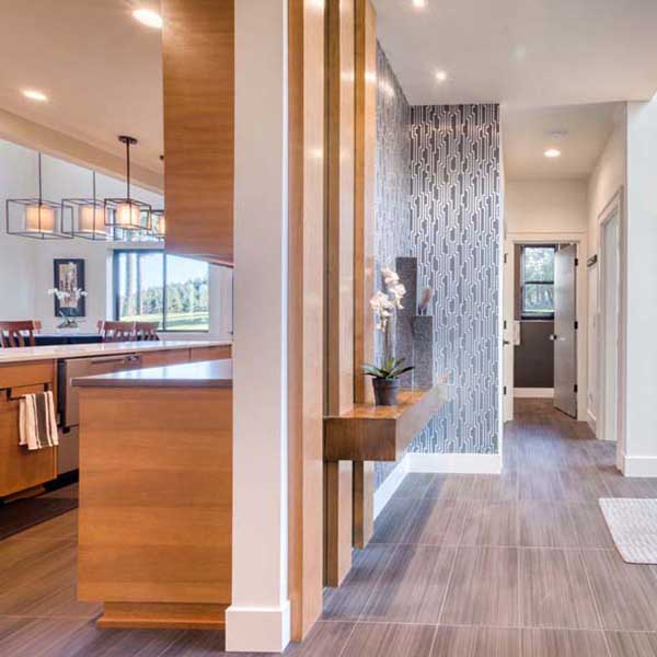 Hallway in Modern Iconic by Mike Riddle Construction