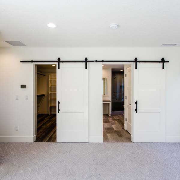 Closet Doors in Modern Luxury by Mike Riddle Construction